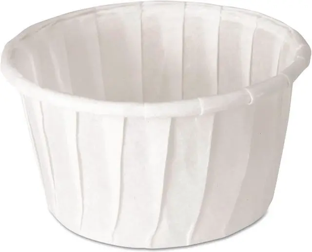 Alt view image 2 of 2 - Treated Paper Souffle Portion Cups, 1 1/4 Oz., White, 250/bag