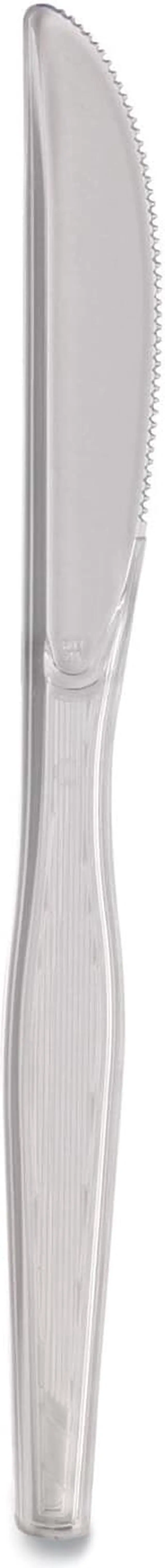 Alt view image 4 of 4 - DIXIE KH017 Disposable Knife, Crystal, Heavy Weight, PK1000