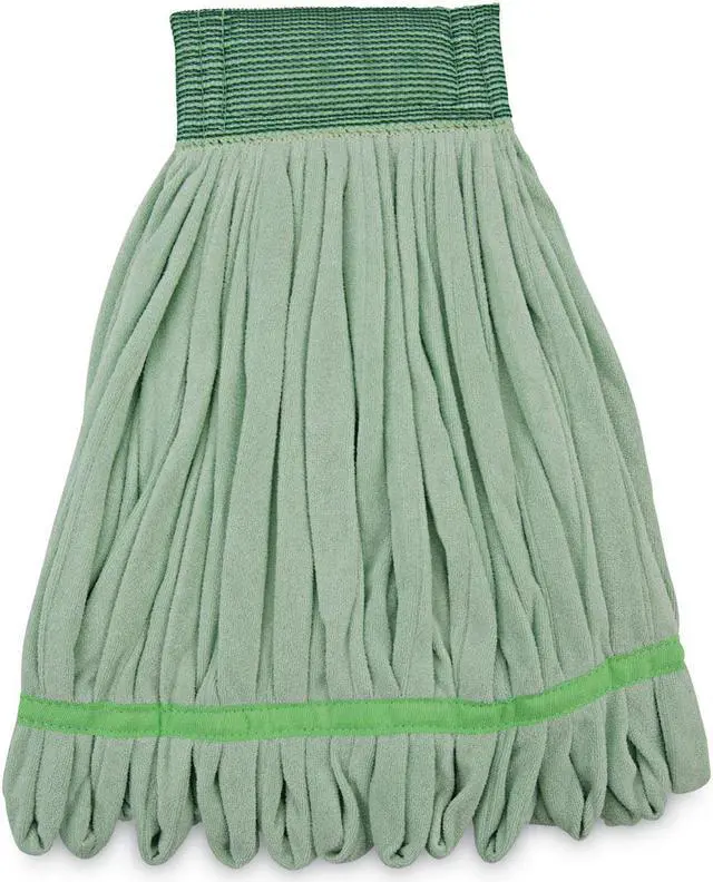 Alt view image 4 of 13 - Boardwalk Microfiber Looped-End Wet Mop Head Medium Green MWTMG