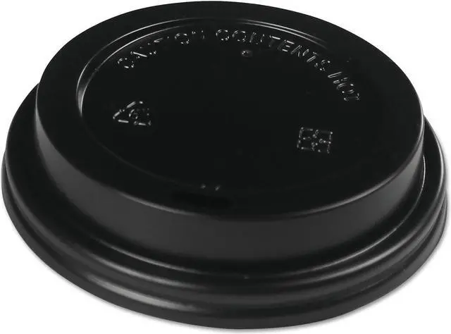 Alt view image 4 of 5 - Boardwalk BWKHOTBL1020 Hot Cup Dome Lids, Fits 10 - 20 Ounces Hot Cups