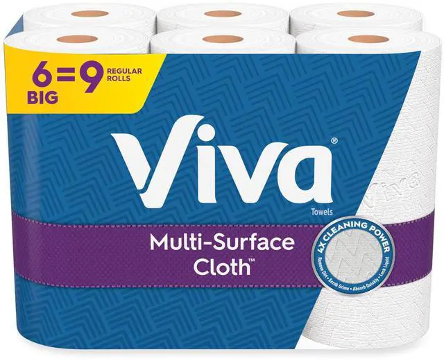 Alt view image 2 of 2 - Viva Towel,Viv,Scrb,Big,4/Pk 49413