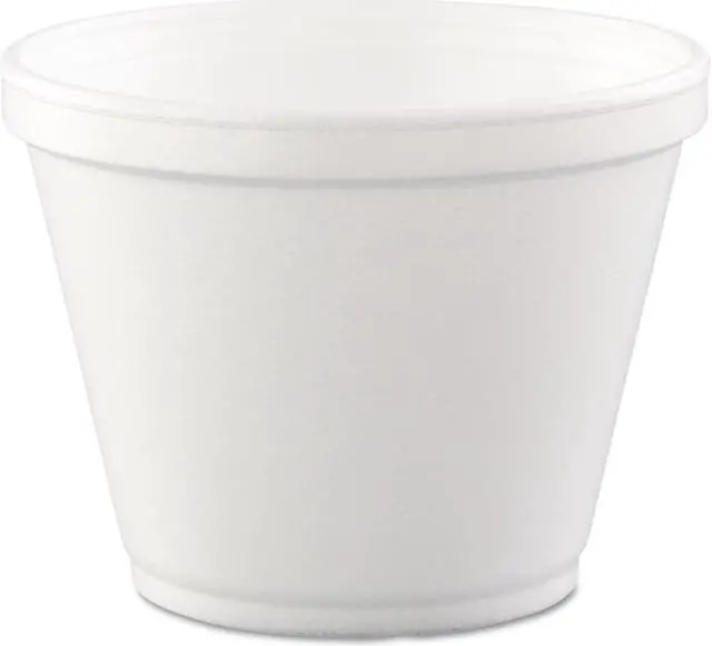 Alt view image 2 of 2 - Hinged-Lid Food Containers, Foam,12Oz, White, 25/Bag, 20 Bags/Carton