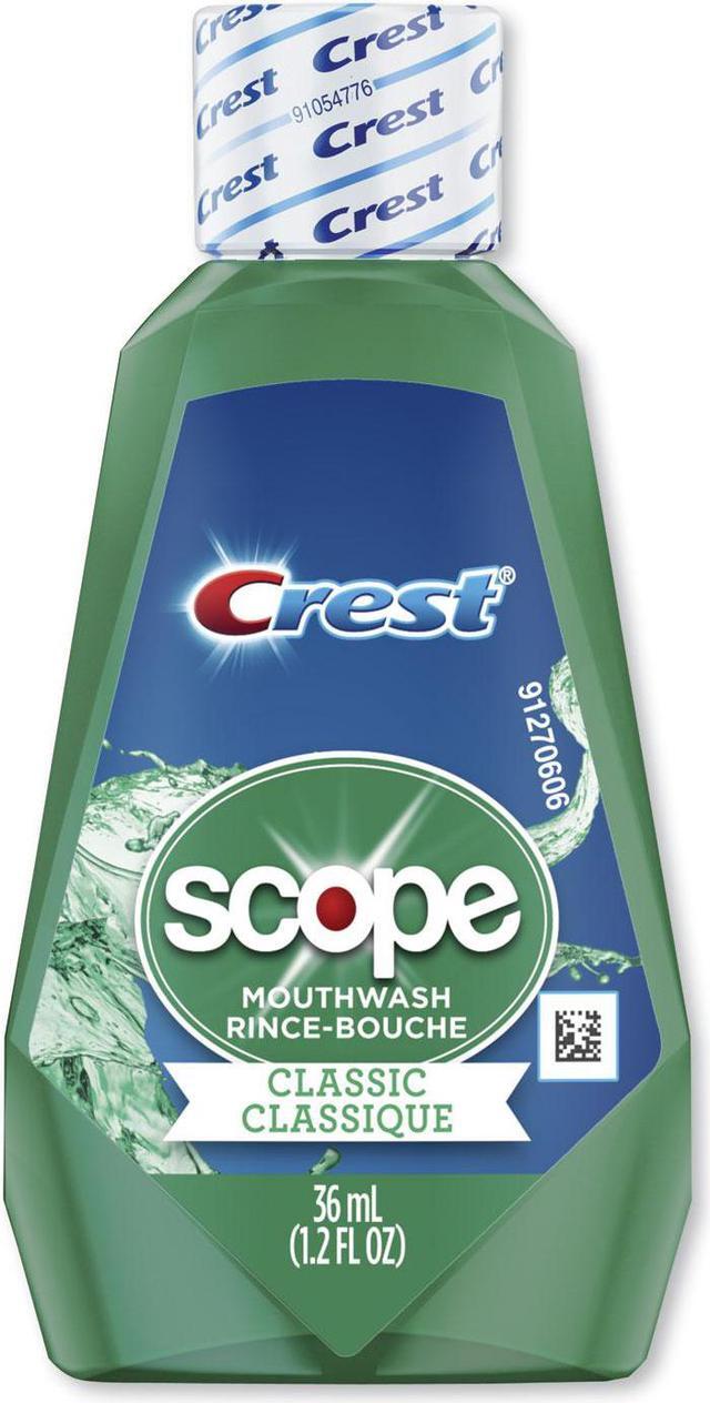 Alt view image 2 of 2 - Crest + Scope Rinse, Classic Mint, 36 mL Bottle, 180/Carton 97506