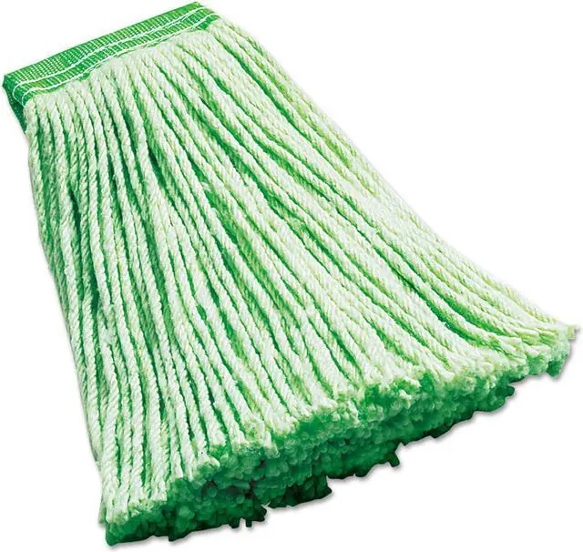 Alt view image 4 of 4 - RUBBERMAID FGF13600GR00 Hot Mop 4-Ply Cotton/Rayon/Synthetic Blend Yarn Wet