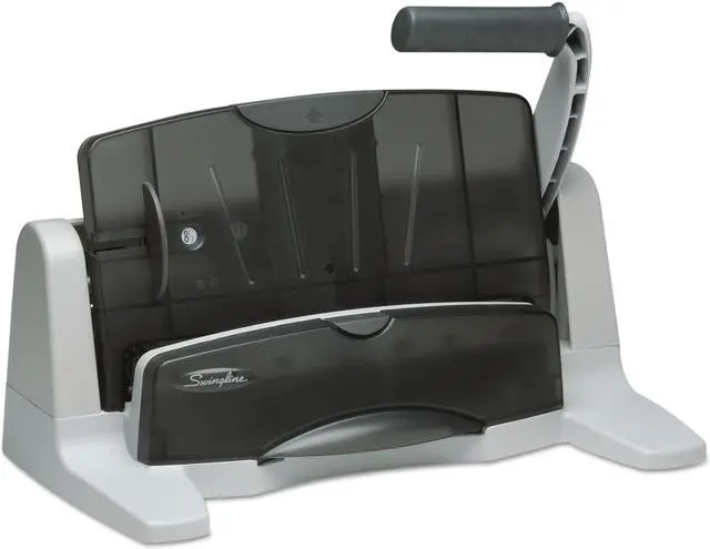 Alt view image 7 of 7 - Swingline Three-Hole Paper Punch, Metal, 40 Sheet Black  Metal  A7074357B