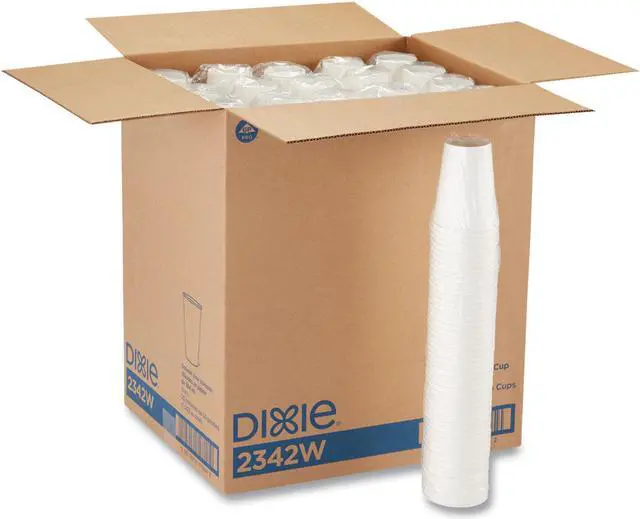 Alt view image 9 of 9 - Disposable Hot cup 12 oz. White, Paper, Pk1000 ZORO SELECT 2342W