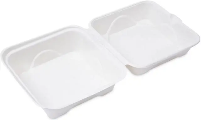 Alt view image 5 of 8 - Eco-Products Box,Clamshell,Take-Out EP-HC6