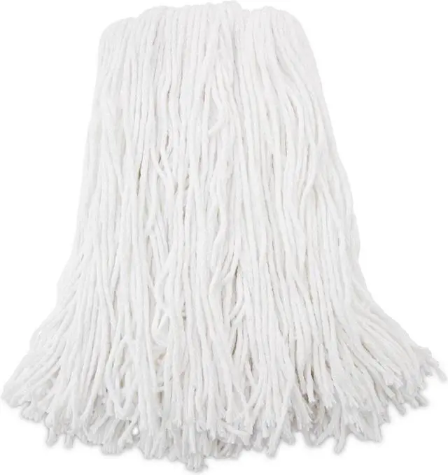 Alt view image 3 of 9 - Boardwalk Premium Cut-End Wet Mop Heads Rayon 16oz White 12/Carton 216RCT