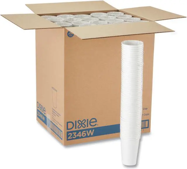 Alt view image 4 of 10 - Disposable Hot cup 16 oz. White, Paper, Pk1000 ZORO SELECT 2346W