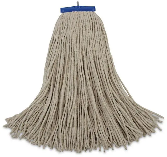 Alt view image 4 of 13 - Boardwalk Cut-End Lie-Flat Wet Mop Head Cotton 24oz White 724CEA