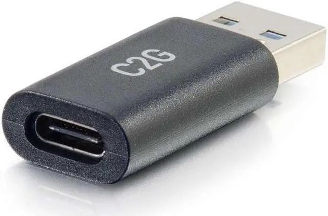 Alt view image 2 of 3 - C2G USB C To USB A SuperSpeed USB 5Gbps Adapter Converter - Female to Male