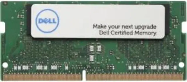 Alt view image 3 of 12 - Dell 8GB DDR4 SDRAM Memory Module - For Notebook - 8 GB - DDR4-2400/PC4-19200 DDR4 SDRAM - CL15 - 1.20 V - Non-ECC - Unbuffered - 260-pin - SoDIMM