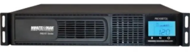 Alt view image 3 of 11 - Minuteman PRO1000RT2U PRO-RT 1000VA Tower/Rack/Wall Mountable UPS - 2U Tower/Rack/Wall Mountable - 4 Minute Stand-by - 120 V AC Input - 120 V AC Output - 8 x NEMA 5-15R Receptacle(s)
