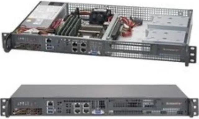 Alt view image 5 of 6 - Supermicro SYS-5018D-FN4T 1U Server Xeon D-1541 DDR4 10GB LAN