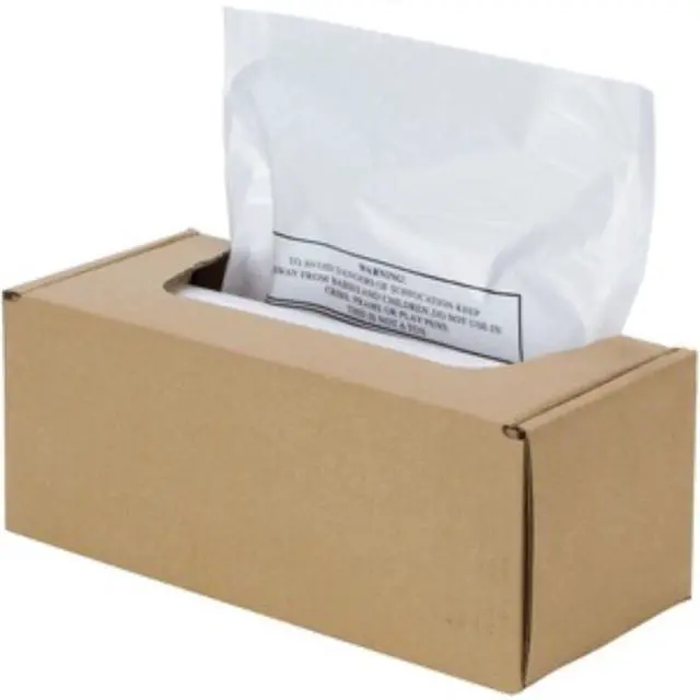 Alt view image 7 of 10 - Fellowes AutoMax Shredder Waste Bags 16-20 gal 50/CT 3608401