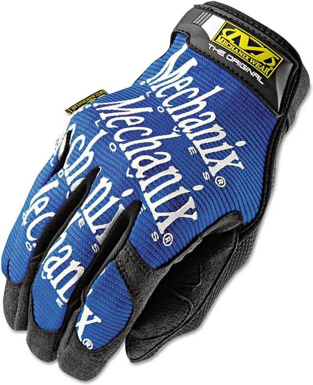 Alt view image 14 of 14 - Mechanix Wear The Original Work Gloves Blue/Black Large MG03010