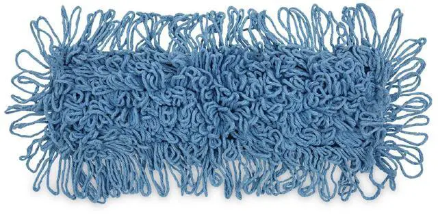Alt view image 3 of 18 - Boardwalk Mop Head Dust Looped-End Cotton/Synthetic Fibers 18 x 5 Blue 1118