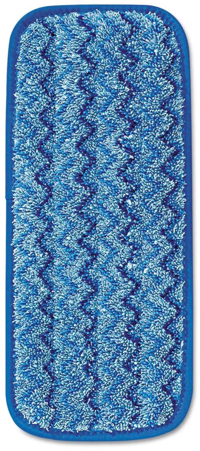 Alt view image 2 of 4 - RUBBERMAID FGQ82000BL00 Damp Pad,Flat,Microfiber