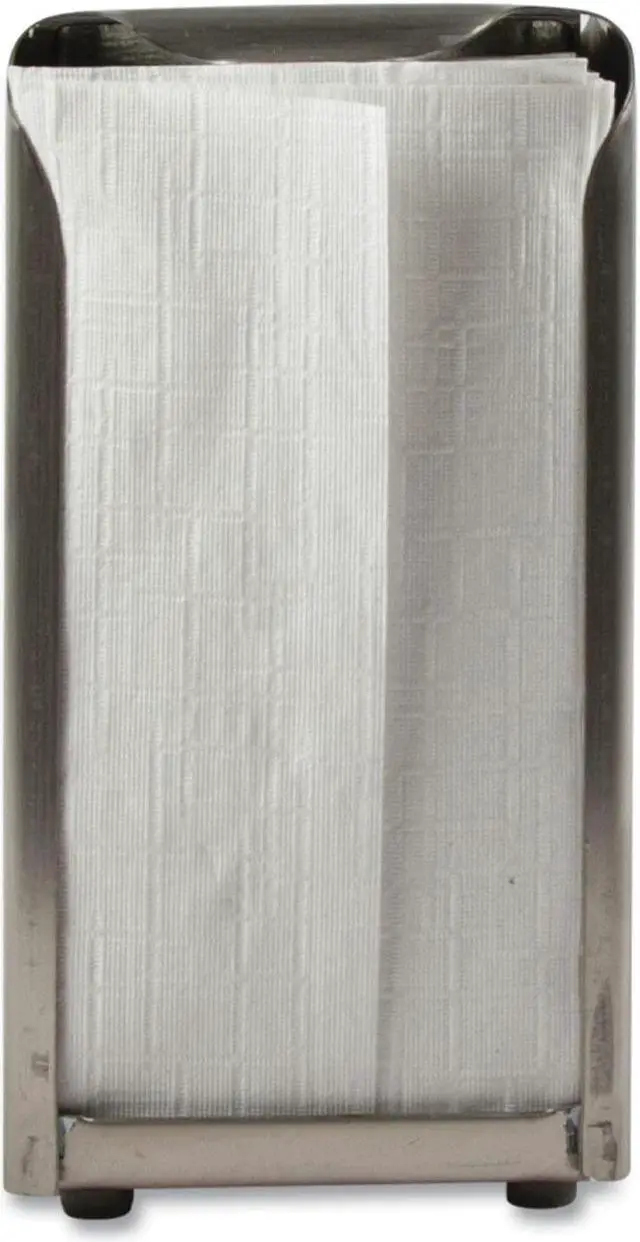 Alt view image 2 of 12 - San Jamar H900X Tabletop Napkin Dispenser, Tall Fold - Chrome