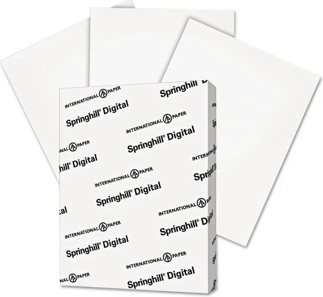 Alt view image 4 of 7 - Springhill Digital Index White Card Stock 110 lb 8 1/2 x 11 250 Sheets/Pack