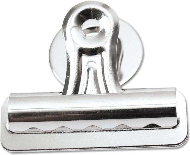 Alt view image 6 of 12 - Universal Bulldog Magnetic Clips Steel 1/2" Capacity 2 1/4" Wide Nickel-Plated 12/PK 31261