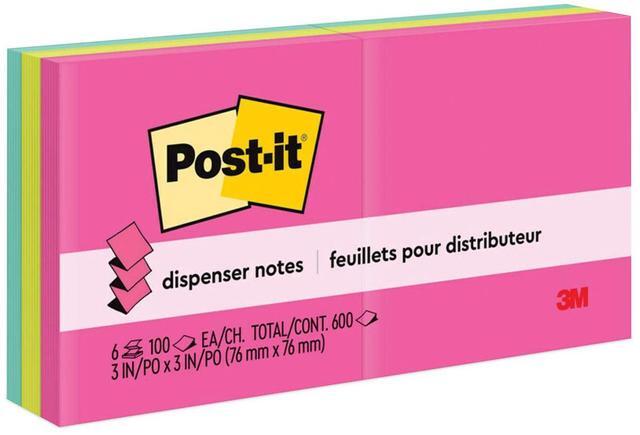 Alt view image 7 of 19 - Post-it Original Pop-up Refill 3 x 3 Assorted Cape Town Colors 100-Sheet 6/Pack R330AN