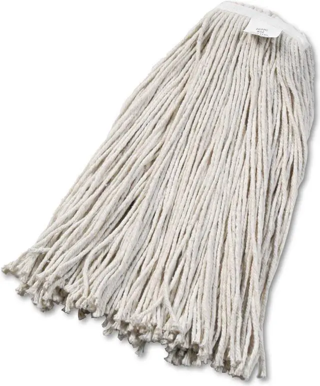Alt view image 5 of 20 - Boardwalk Cut-End Wet Mop Head Cotton No. 32 White 2032CEA
