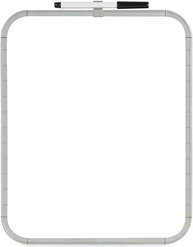 Alt view image 2 of 2 - Mastervision CLK030203 Magnetic Dry Erase Board, 14.00" x 11.00", White Plastic Frame
