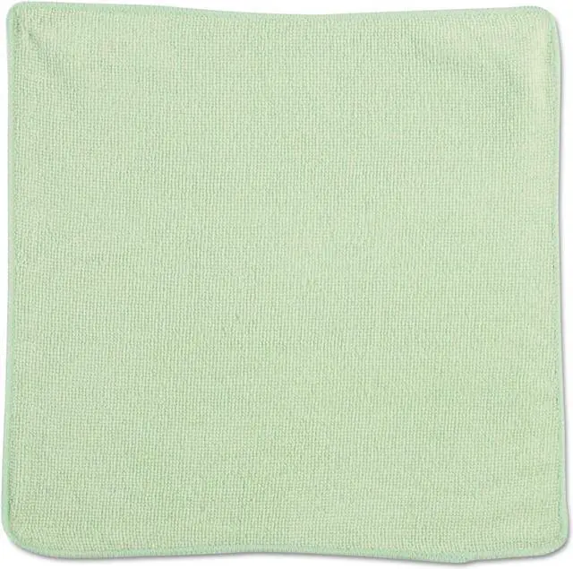 Alt view image 10 of 14 - Rubbermaid Commercial Microfiber Cleaning Cloths 12 x 12 Green 24/Pack 1820578
