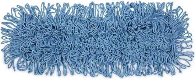 Alt view image 7 of 20 - Boardwalk Mop Head Dust Looped-End Cotton/Synthetic Fibers 24 x 5 Blue 1124
