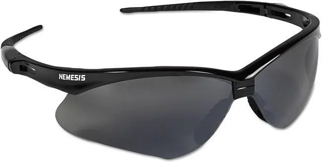 Main image of Kimberly Clark V30 Nemesis Safety Glasses Black Frame Smoke Lens KCC25688
