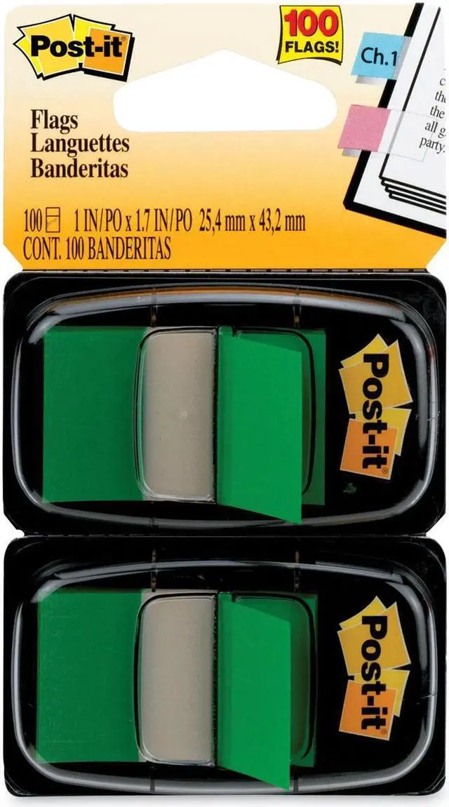 Alt view image 12 of 20 - Post-It Flags Flag,1 In,2pk of 50,Gn 680GN2