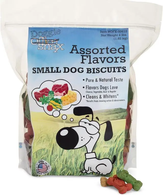 Main image of Office Snax Doggie Biscuits Assorted 4 lb Bag 00612
