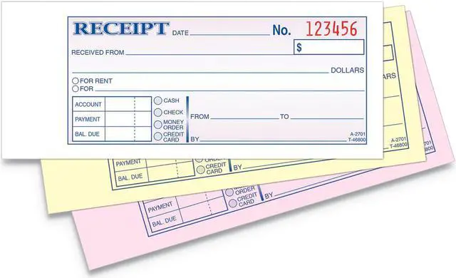Alt view image 9 of 9 - Adams Carbonless Receipt Book