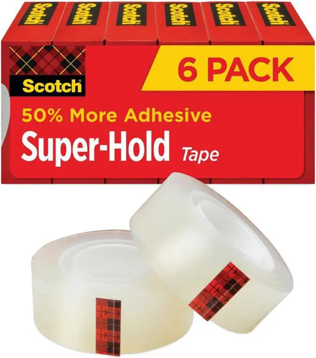 Alt view image 3 of 10 - Scotch Super-Hold Tape 3/4" x 27.77 yds. 6 Rolls/Pack (700K6) 24364768