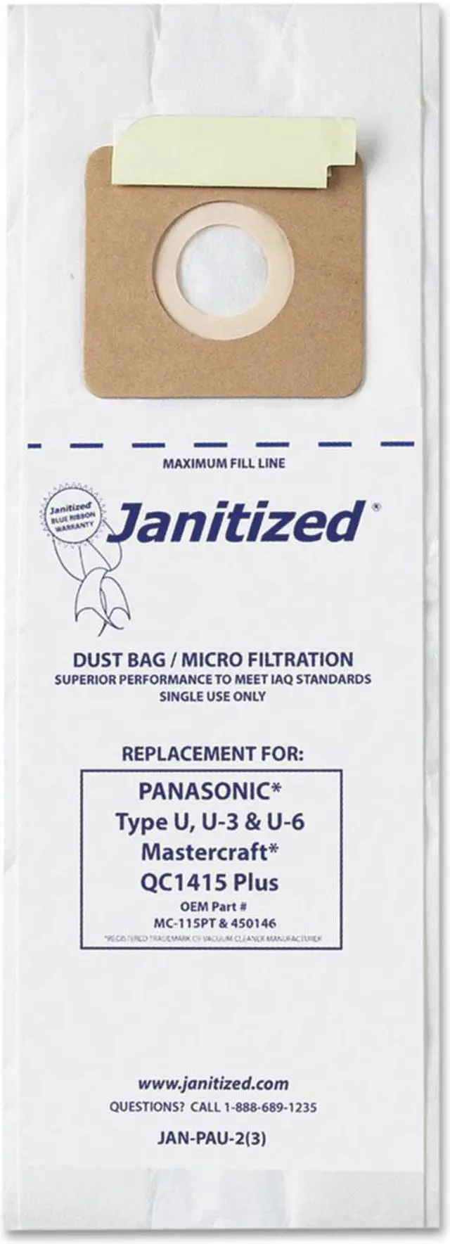 Alt view image 4 of 4 - Janitized Bag,Vacuum,Va,36/Cs JANPAU2