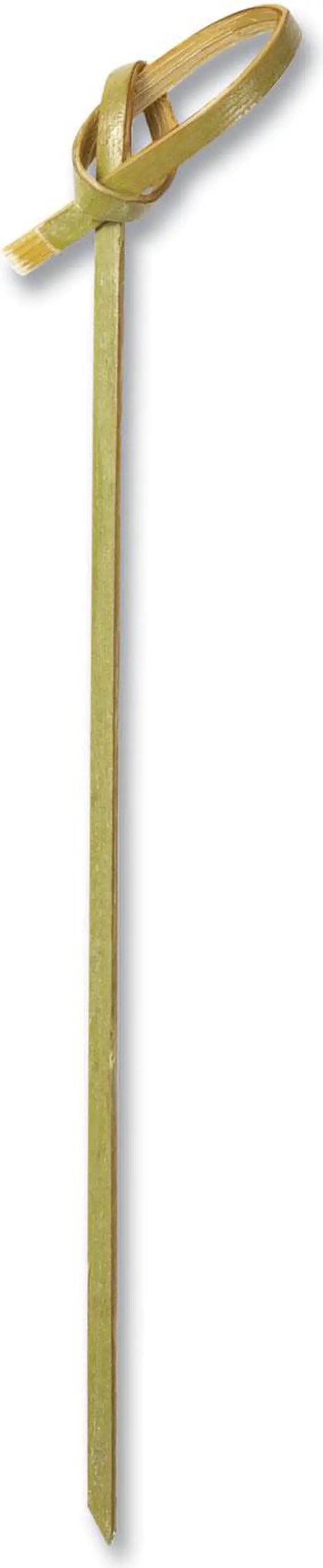 Alt view image 7 of 7 - Amercareroyal Knotted Bamboo Pick, Olive Green, 4", 1000/Carton R803
