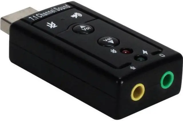 Alt view image 3 of 5 - QVS USB-AUDIO3 USB to 2.1 Stereo Audio Adaptor