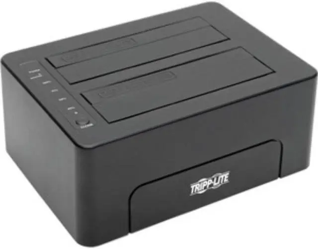 Alt view image 13 of 20 - TRIPP LITE U439-002-CG2 USB 3.0 SUPERSPEED TO DUAL SATA EXTERNAL HARD DRIVE DOCKING STATION WITH CLONING
