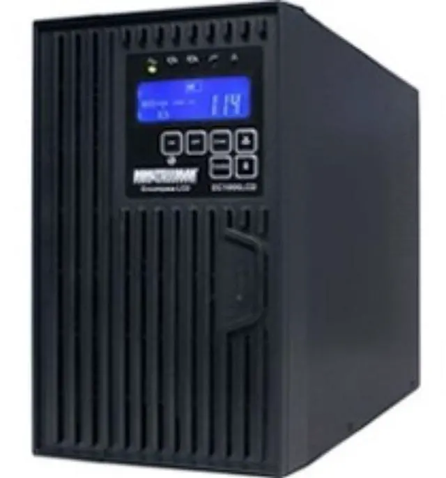 Alt view image 2 of 4 - Minuteman EC1500LCD 1500 VA On-line Tower UPS with 6 0utlets - Tower - 5 Minute Stand-by - 120 V AC Input - 110 V AC, 120 V AC, 127 V AC Output - Serial Port - 6 x NEMA 5-15R Receptacle(s)