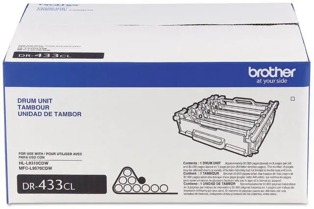 Alt view image 3 of 7 - Brother DR433CL Drum Unit
