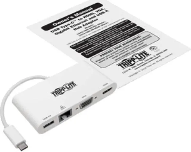 Alt view image 4 of 20 - USB 3.1 GEN 1 USB-C TO HDMI 4K ADAPTER WITH USB-A, USB-C PD CHARGING & GIGABIT E
