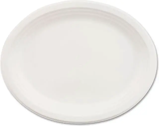 Alt view image 3 of 4 - C-Prem Oval Ppr Plttr 9.75X12.5 Whi 4/125