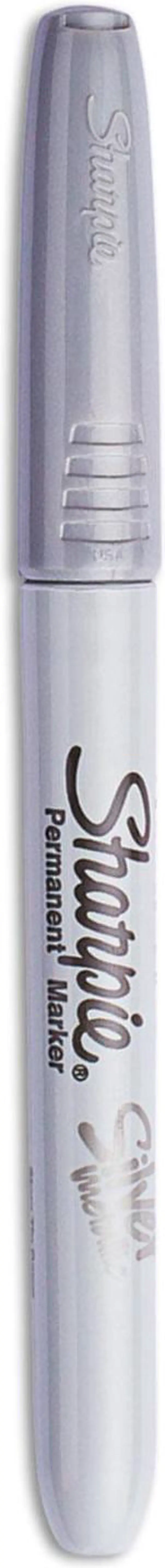 Alt view image 11 of 11 - Sharpie Metallic Permanent Markers - Office Pack Fine Metallic Silver 36/PK