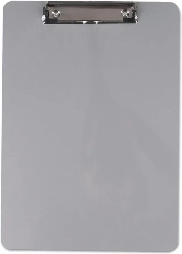 Alt view image 3 of 10 - Universal 40301 Aluminum Clipboard With Low Profile Clip, 1/2 Inch Capacity, 8 X 11 1/2 Sheets