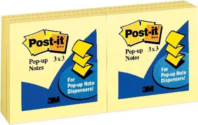 Alt view image 4 of 7 - Original Canary Yellow Pop-Up Refill 3 x 3 12 Pads/Pack