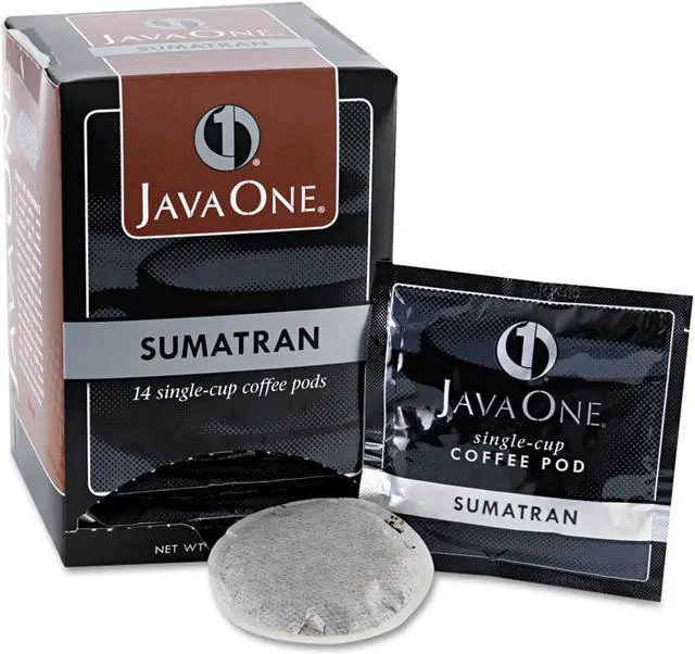 Main image of Java One Coffee Pods Sumatra Mandheling Single Cup 14/Box 60000