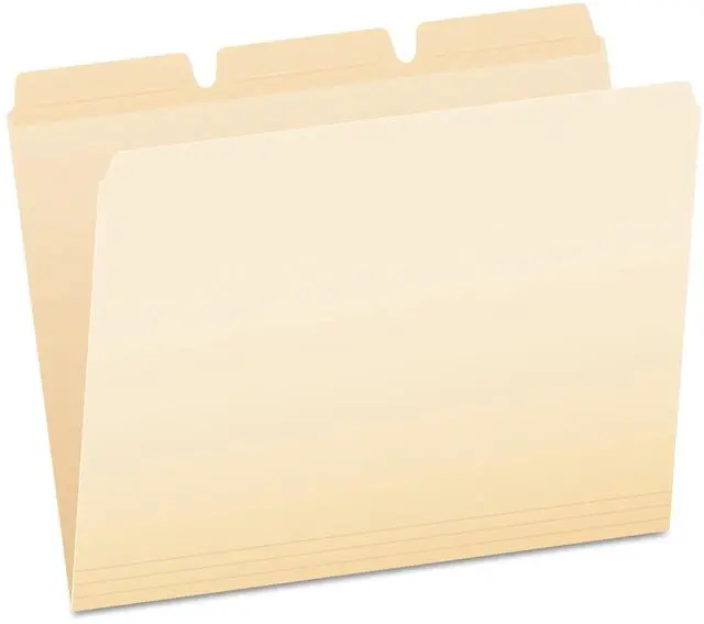 Main image of Pendaflex Ready-Tab File Folders 1/3 Cut Top Tab Letter Manila 50/Pack 42336