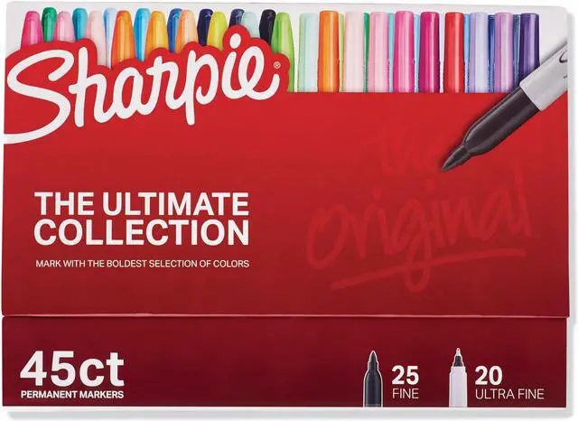 Alt view image 6 of 6 - Sharpie Permanent Markers Ultimate Collection Assorted Tips Assorted Colors 2011580