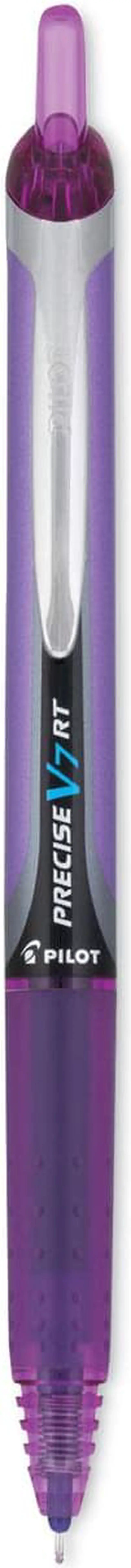 Alt view image 4 of 8 - Pilot Precise V7RT Retractable Roller Ball Pen Purple Ink .7mm 26071